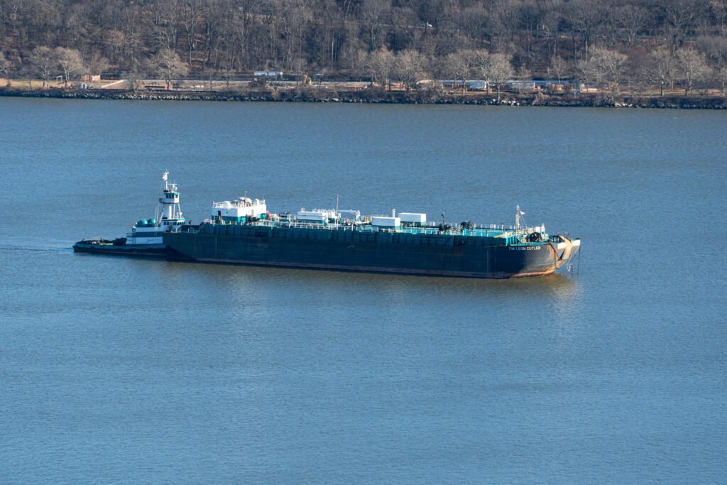 Free stock photo of barge, blue, boat